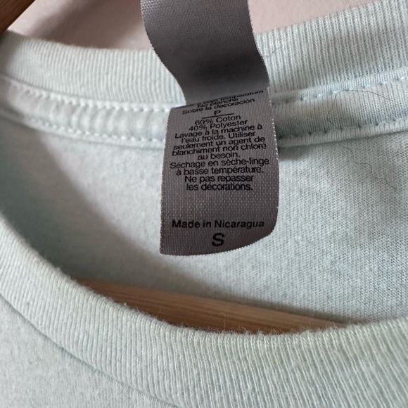 Light Blue Cowgirl Buffalo Bison Graphic T-Shirt - Picture 3 of 4